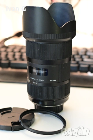 Обектив Sigma 18-35mm f/1.8 DC, F Mount (за Nikon), снимка 6 - Обективи и филтри - 54269064