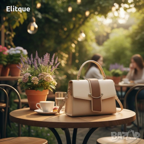 Елегантна дамска чанта в 7 цвята - компактна и стилна за всеки повод, снимка 12 - Чанти - 53269672