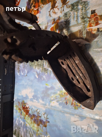 Стара ютия на въглища, снимка 6 - Антикварни и старинни предмети - 52914703