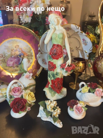 Old Tupton Ware England  Circa 1997 “ Царицата на розите” Код P2122, снимка 6 - Декорация за дома - 54159163