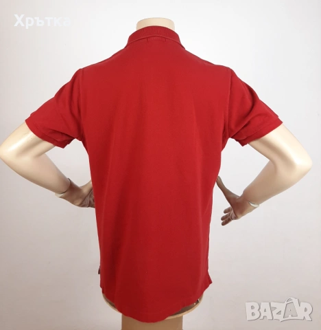 Burberry Brit - Оригинална мъжка тениска с яка размер XL, снимка 4 - Тениски - 54066380