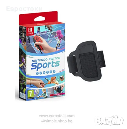 Nintendo Switch Sports - Nintendo Switch Игра + аксесоар за крака Leg Strap , снимка 2 - Игри за Nintendo - 47501100