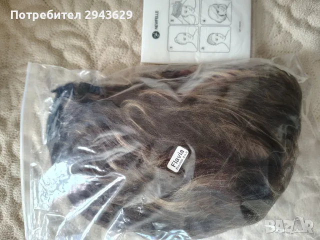 Перука от естествен косъм , снимка 6 - Аксесоари за коса - 50194783
