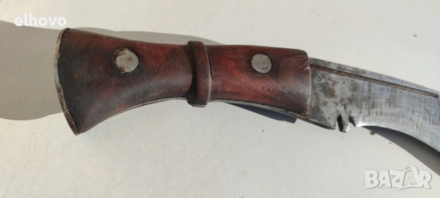 Стар нож кукри#1, снимка 7 - Антикварни и старинни предмети - 52811100