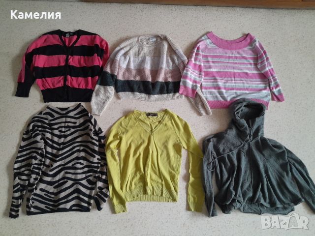 Лот от 24 дамски блузи S-M размер , снимка 3 - Блузи с дълъг ръкав и пуловери - 45254657