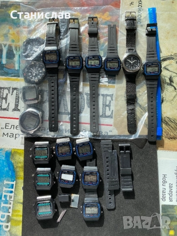 часовници касио, casio, снимка 3 - Мъжки - 52439359