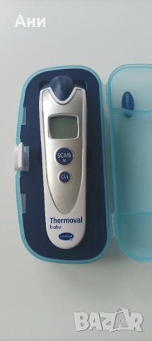 Инфрачервен безконтактен термометър Hartmann Thermoval Baby 3in1