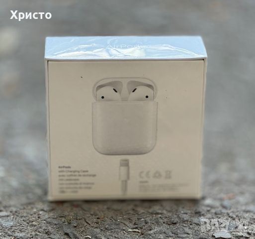 НОВО!!! Безжични слушалки Apple AirPods 2 Generation, White, снимка 3 - Безжични слушалки - 45535070