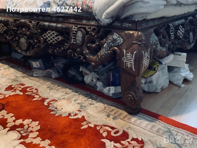 Уникална  старинна спална , снимка 9 - Спални и легла - 52356012