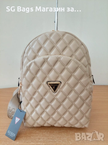 Guess лукс дамска чанта тип раница дамска раница раничка код 124, снимка 2 - Раници - 47407541