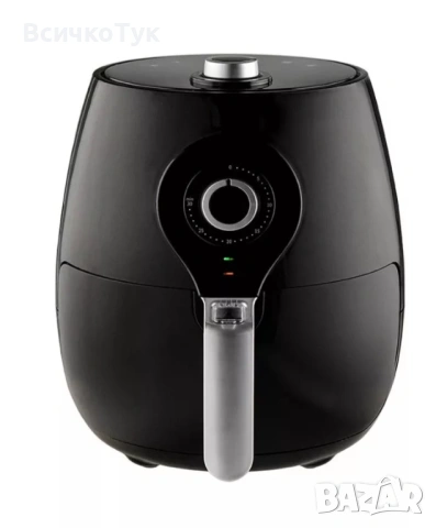 ✨Фритюрник с горещ въздух HOMA HF-351M, 5L, 1450W, Черен