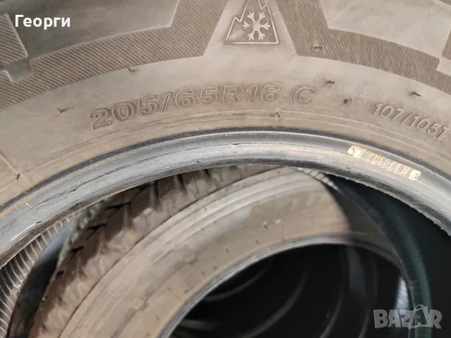 4бр.зимни гуми 205/65/16C Bridgestone, снимка 5 - Гуми и джанти - 48649532