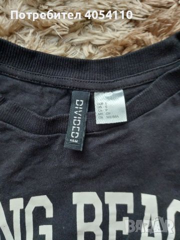 Къса тениска H&M, снимка 2 - Тениски - 45136188