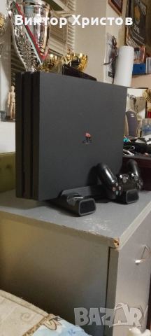 PS4 Pro 1TB + Logitech G29 + Shifter + игри + охлаждаща стойка готов комплект, снимка 5 - PlayStation конзоли - 51870693