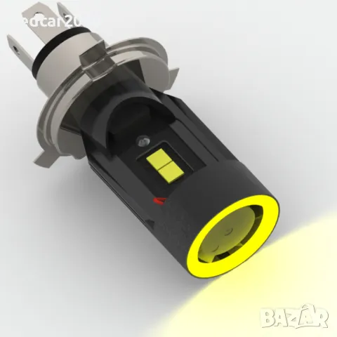 Лед Крушка H4 за Мотоциклети Angel Eyes, снимка 5 - Аксесоари и консумативи - 50297022