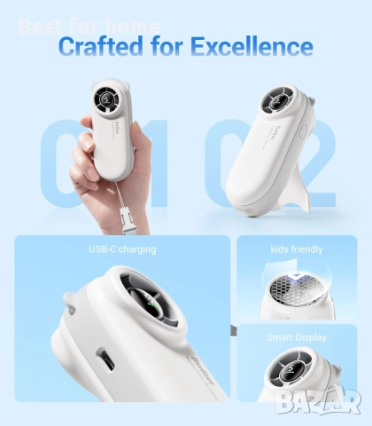 Ръчен преносим турбо вентилатор Diveblues, снимка 5 - Друга електроника - 52487003