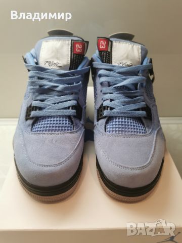 Jordan 4 UNC Мъжки Обувки 43 EUR+ Кутия, снимка 2 - Маратонки - 46453524