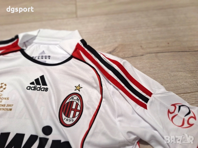 Футболна фланелка на Милан #Кака#22#ретро модел сезон 2006/2007!, снимка 4 - Футбол - 52201033