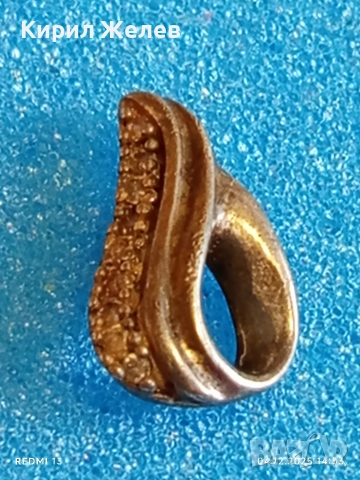 Изящна ажурна сребърна висулка ръчна изработка 52359, снимка 4 - Колиета, медальони, синджири - 52651156