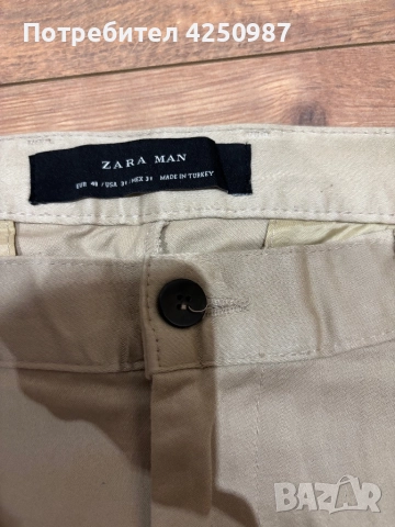 Мъжки панталон Zara, снимка 3 - Панталони - 52124111