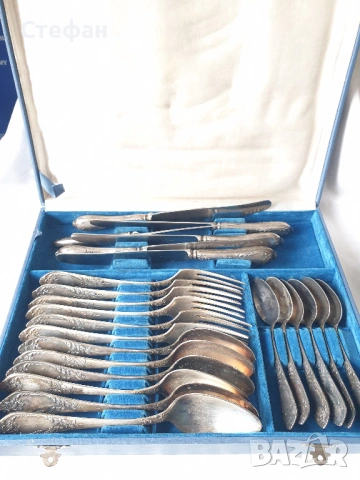 Комплект посребрени прибори