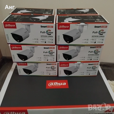 DAHUA Nvr и 12 бр. ip камери, снимка 3 - IP камери - 53753692