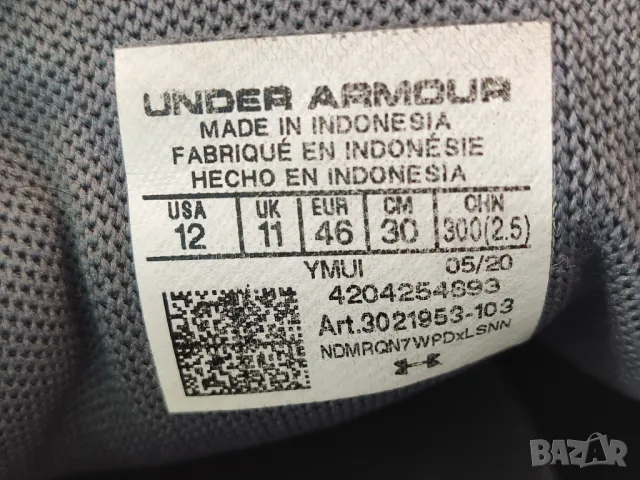 маратонки за бягане Under Armour Micro G Pursuit BP, снимка 6 - Маратонки - 50302965