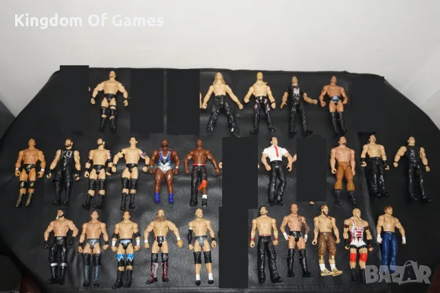 25 Кеч Фигури на Mattel и Jakks Pacific Stone Cold/The Rock/Big Show/Chris Jericho/Cryme Tyme, снимка 1 - Фигурки - 48772761