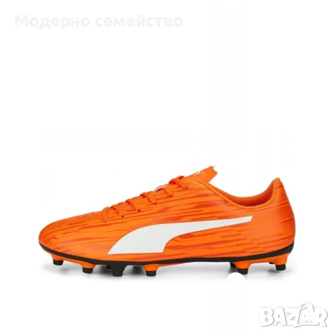 Мъжки футболни обувки PUMA Rapido III Firm Ground/Artificial Grass Football Shoes Orange, снимка 4 - Спортни обувки - 46942779