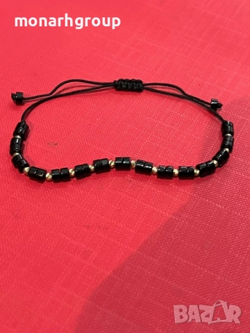 Златна гривна конец, снимка 2 - Гривни - 52474733