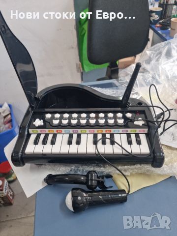 Електронно пиано с микрофон;24 клавиша;, снимка 2 - Музикални играчки - 45097730
