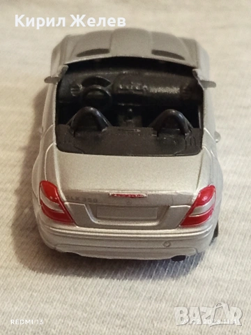 Метална количка кабриолет Mercedes Benz за КОЛЕКЦИЯ ДЕКОРАЦИЯ 34045, снимка 4 - Колекции - 53570503