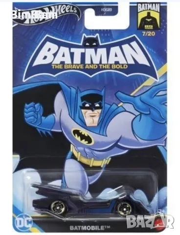 Оригинална количка Hot Wheels BATMAN - The Brave and the Bold - BATMOBILE