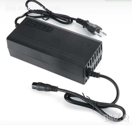 Зарядно 48V Lead Acid с кръгла букса за електрически триколки/скутери