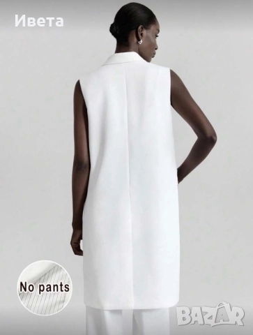 Дамски официален дълъг елек, снимка 2 - Елеци - 52818093