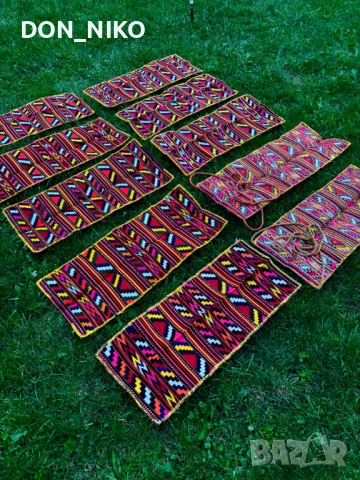 Вълнени родопски Престилки 10 бройки, снимка 7 - Антикварни и старинни предмети - 51351979