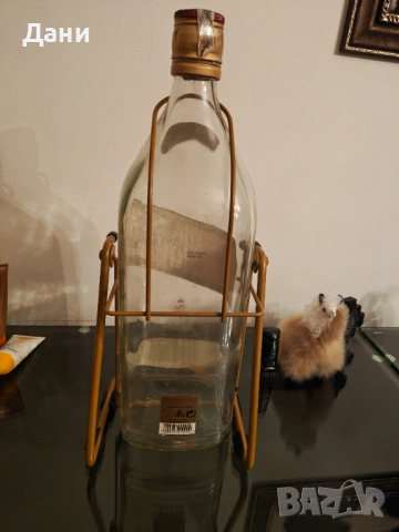 Празна бутилка от Johnnie Walker Red Label 4.5L с люлка, снимка 4 - Други ценни предмети - 54297396