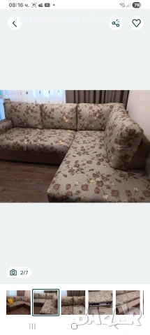 Продавам , снимка 2 - Дивани и мека мебел - 53980323