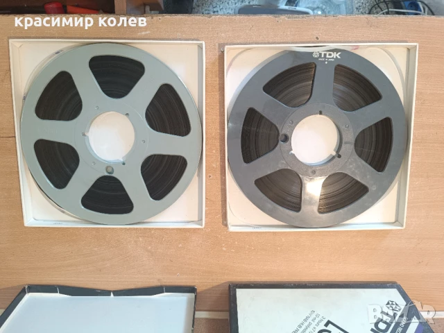 оригинални пластмасови ролки с ленти "TDK, MAXELL,REVOX"/26 см./, снимка 6 - Декове - 50521613