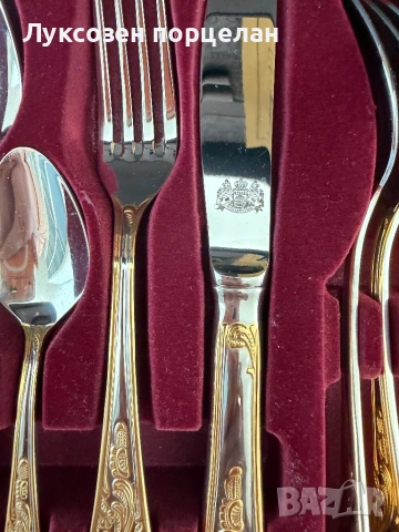 Комплект прибори за хранене SOLINGEN – EBEL Gold Collection – 70 части., снимка 8 - Прибори за хранене, готвене и сервиране - 53782192