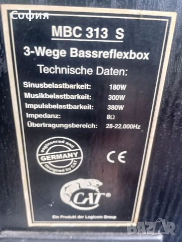 трилентови колони CAT-- 300 w, снимка 4 - Тонколони - 52748067