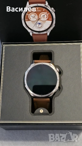 Huawei Watch GT5. Малко е носен.Неразличим от нов. Каишката не е използвана. Гаранция до 20.10.26, снимка 3 - Смарт гривни - 52848993