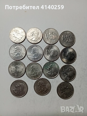 САЩ МОНЕТИ 1/4 КУОРТЪР ДОЛАР , снимка 4 - Нумизматика и бонистика - 53556672