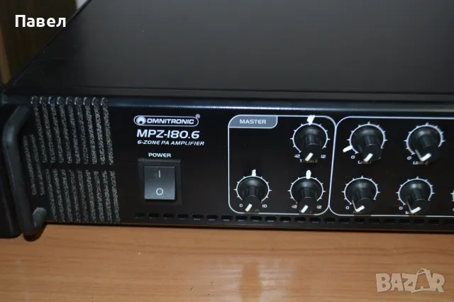 omnitronic mpz-180.6, снимка 2 - Ресийвъри, усилватели, смесителни пултове - 47177513