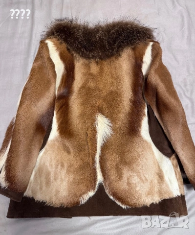 Яке от естествена кожа с косъм от антилопа , снимка 2 - Якета - 53748811