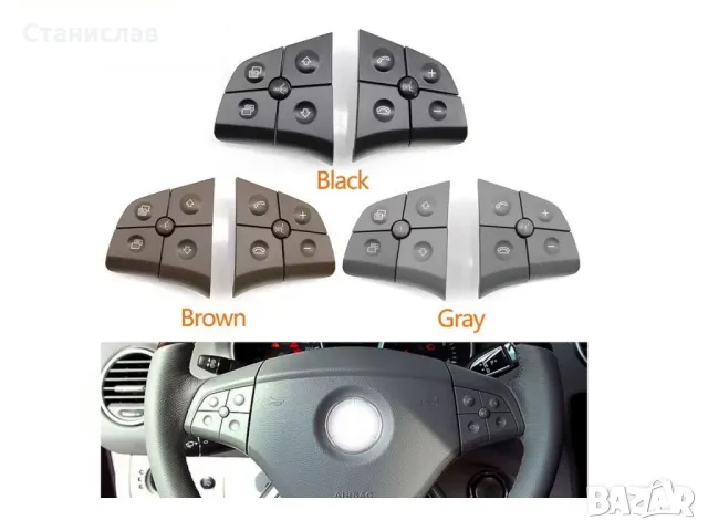 Mercedes ML W164 Pre-Face Капачета за волан , снимка 4 - Части - 50249715