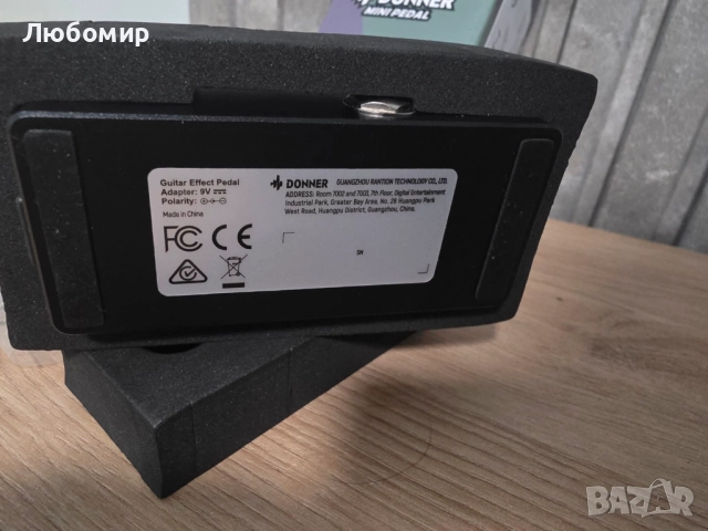 Хроматичен тунер Donner DT-1 – педал за китара и бас (чисто нов), снимка 3 - Китари - 52870487