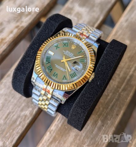 Мъжки часовник Rolex Datejust Two Tone Wimbledon с автоматичен механизъм, снимка 2 - Мъжки - 46362860