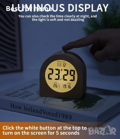 Hixava Цифров Будилник , снимка 4 - Друга електроника - 52795614