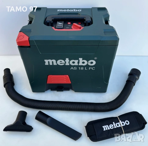METABO AS 18 L PC - Акумулаторна прахосмукачка 18V като нова!